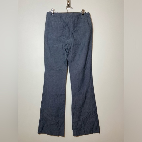 $575 NWT TSE Midnight Indigo Vintage Twill Fitted Bootcut Pants Size 6 - Picture 4 of 8